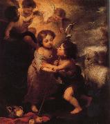 Bartolome Esteban Murillo Childhood of Christ and John the Baptist china oil painting reproduction